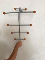 Vintage Wandkapstok met Houten Knopen, Wandkapstok, Ophalen of Verzenden, Zo goed als nieuw, Minder dan 100 cm