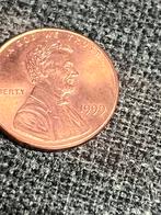 1999 No Mint Mark Penny one cent, Ophalen of Verzenden, Noord-Amerika