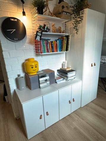 Kledingkasten combinatie wit