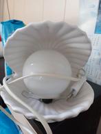 Mooie schelplamp tafel  met snoer bollamp, Ophalen of Verzenden, Zo goed als nieuw