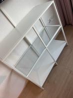 IKEA VITTSJÖ Vitrinekast Wit, Huis en Inrichting, Ophalen, Met plank(en), 100 tot 150 cm, Zo goed als nieuw