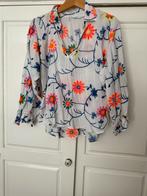 Ibiza blouse wit met borduursel  dames maat 38/44, Kleding | Dames, Blouses en Tunieken, Wit, Maat 42/44 (L), One collection, Ophalen of Verzenden