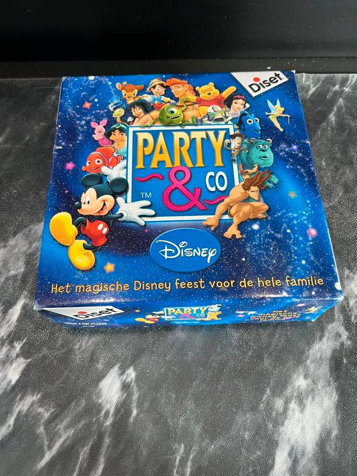 Diset Disney Party en co, Hobby en Vrije tijd, Gezelschapsspellen | Bordspellen, Zo goed als nieuw, Ophalen of Verzenden