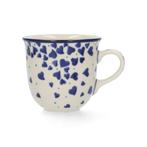 Mok beker Tulp tumbler bolmok servies Hearts Bunzlau Castle, Lies@bunzlaunoord.nl, Keramiek, Nieuw, Ophalen of Verzenden