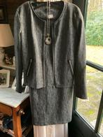 mj/KERST! NIEUW! NORAH/jurkje met jasje/zwart/zilver 42=40, Maat 38/40 (M), Verzenden, Zwart, Nieuw