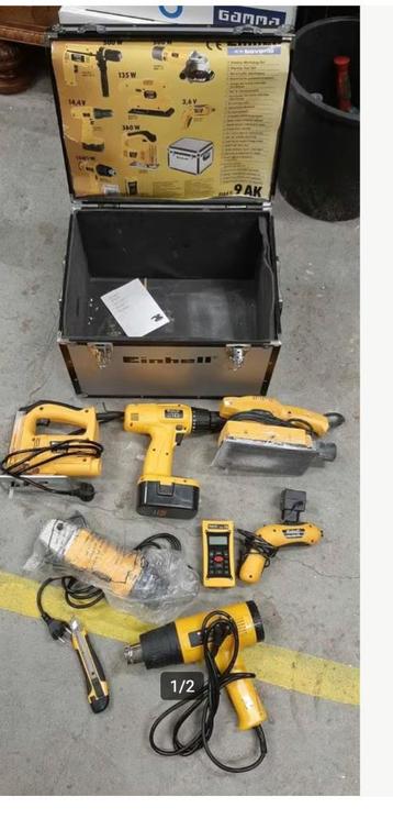 Einhell elektrische boor etc. in gereedschapsset BMS 9 AK  beschikbaar voor biedingen