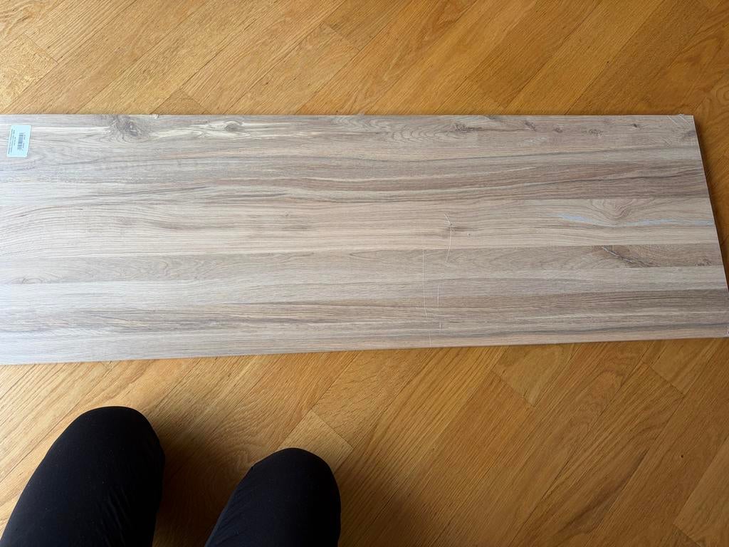 Massief Eiken Timmerpaneel 40x120 cm, Ophalen, Nieuw, Hout, Minder dan 20 mm