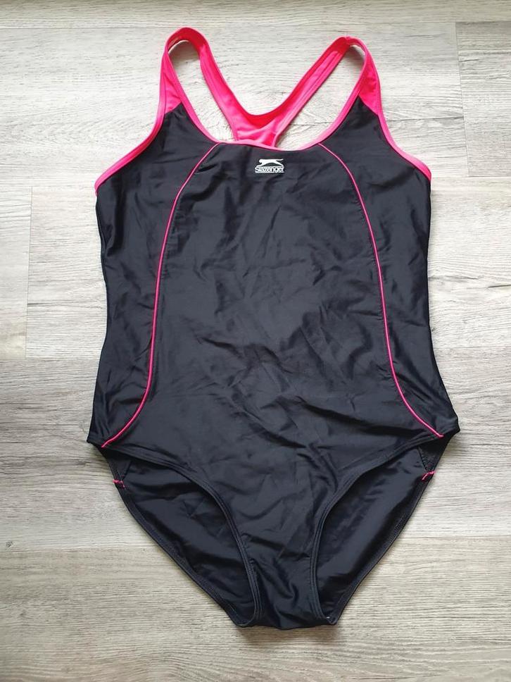 Dames badpak - sport badpak - Slazenger, Kleding | Dames, Badmode en Zwemkleding, Gedragen, Badpak, Zwart, Ophalen of Verzenden