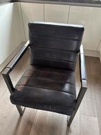 4 buffelleer eetkamer stoelen, Ophalen, Gebruikt, Minder dan 75 cm, Leer