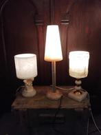 Vintage Albast tafellampen, Overige materialen, Gebruikt, Vintage, Ophalen of Verzenden
