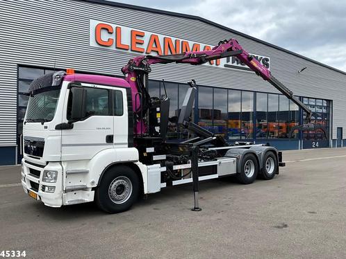MAN TGS 28.320 Palfinger 15 Tonmeter Z-kraan Just 105.229 km, Auto's, Vrachtwagens, Te koop, ABS, Airconditioning, Cruise Control