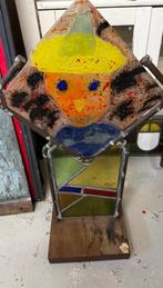 Raamdecoratie van glas en lood, Ophalen