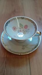 Brocante oude kop en schotels  Mooi model, Ophalen of Verzenden