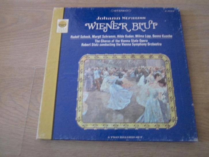Johan Strauss - Wiener Blut 1973 Everest USA 2 LP Box, Cd's en Dvd's, Vinyl | Klassiek, Zo goed als nieuw, Classicisme, Opera of Operette