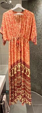Zijde Maxi Kimono / Strand Jurk, Ophalen of Verzenden, Zo goed als nieuw, Onder de knie