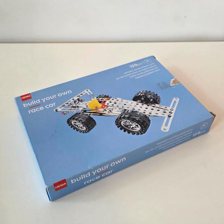 Hema Race Car Bouwset - 159 Delig, Kinderen en Baby's, Speelgoed | Duplo en Lego, Zo goed als nieuw, Lego, Complete set, Ophalen of Verzenden