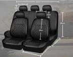 stoelhoezenset compleet pu-leder zwart, Auto diversen, Auto-accessoires, Ophalen of Verzenden, Nieuw