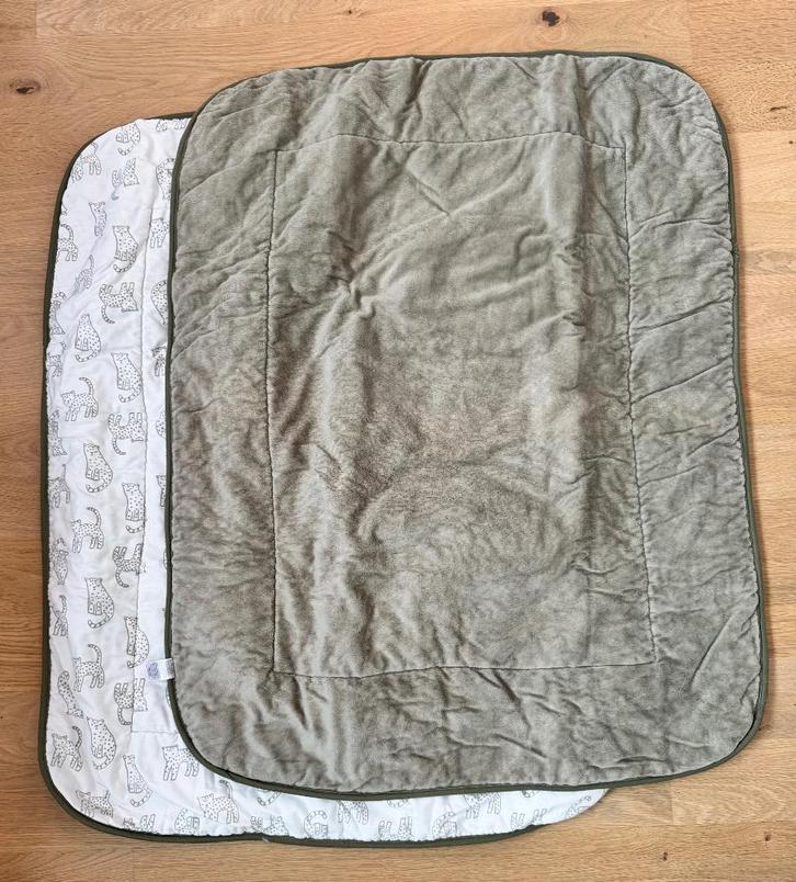 Twee Hema cheeta boxkleden, Kinderen en Baby's, Speelgoed | Speelkleden, Zo goed als nieuw, Ophalen