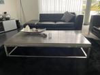 Zeer nette design Salontafel met betonnen blad 180x80, Huis en Inrichting, Tafels | Salontafels, 100 tot 150 cm, Zo goed als nieuw