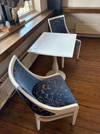 GRATIS! Tafel met 2 stoelen, Ophalen, Gebruikt, Vierkant, Tot twee personen
