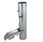 Zinken Bladvanger “deluxe” voor een regenpijp ø80mm, Nieuw, Ophalen of Verzenden, Zink, Minder dan 2 meter
