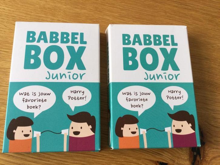 Babbel Box Junior (nieuw), Hobby en Vrije tijd, Gezelschapsspellen | Kaartspellen, Nieuw, Ophalen of Verzenden