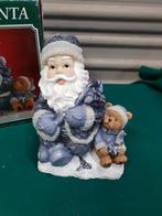 424 ] kerstbeeld jolly santa keramiek, Diversen, Ophalen of Verzenden