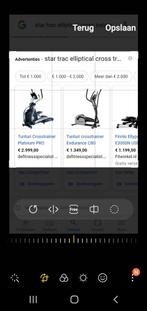 Star Trac Crosstrainer - Topconditie!, Sport en Fitness, Ophalen, Zo goed als nieuw, Crosstrainer, Metaal