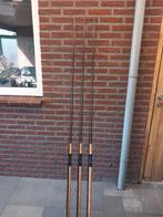 3 Schitterende C.J.W, handgebouwde 12ft Karperhengels., Watersport en Boten, Hengelsport | Karpervissen, Ophalen, Zo goed als nieuw