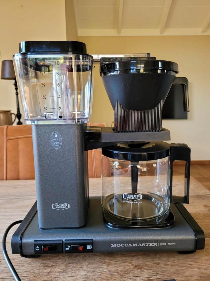 Koffiezetapparaat moccamaster/select Techni Vorm,  als nieuw, Witgoed en Apparatuur, Koffiezetapparaten, Zo goed als nieuw, Koffiemachine