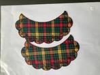 Vintage katoenen kraagje met schotse ruit motief € 4,50, Ophalen of Verzenden