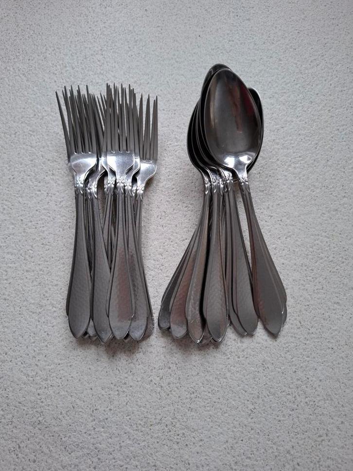 Gero Zilmeta lepels & vorken, Antiek en Kunst, Antiek | Bestek, Ophalen of Verzenden