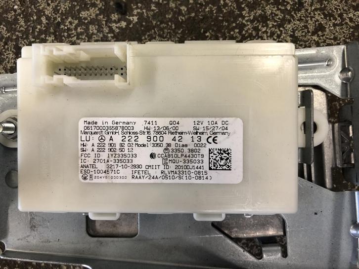 Key Less go module A2229004213 passend op meerdere modellen, Auto-onderdelen, Elektronica en Kabels, Mercedes-Benz, Gebruikt, Ophalen of Verzenden