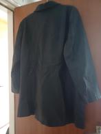 Leren damesjas, Ophalen, Zo goed als nieuw, Maat 46/48 (XL) of groter, Zwart