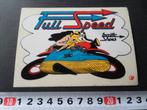 sticker terrific shoes full speed strip motor vrouw naakt, Ophalen, Zo goed als nieuw