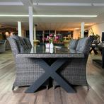 Wicker Tuinset – Tuintafel + 4 Stoelen – Goede staat, Tuin en Terras, Gebruikt, Verzenden, ., .