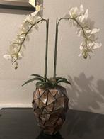 Schelpenvaas met Orchideeën - ZGAN, Ophalen of Verzenden, Zo goed als nieuw, Binnen