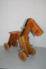 Loopfietsje paard hout vintage houten looppaard curiosa, Kinderen en Baby's, Speelgoed | Houten speelgoed, Gebruikt, Ophalen of Verzenden