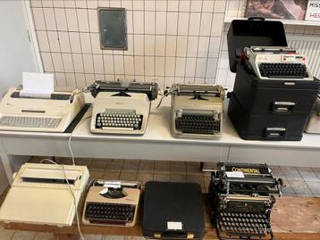 Typemachines Olympia,Continental,Brother. Klooster ruimt op beschikbaar voor biedingen