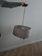 Lamp met beige/bruin kapje, Overige vormen, Bruin, Ophalen of Verzenden, Kroonluchter