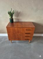 Vintage Houten Kastje, Huis en Inrichting, Kasten | Dressoirs, Ophalen, Gebruikt, Vintage, 50 tot 100 cm