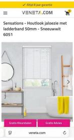 Veneta Sensations Houtlook jaloezie sneeuwwit 72x146,5 cm, Zo goed als nieuw, Wit, 100 tot 150 cm, 50 tot 100 cm