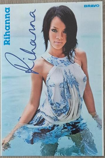 Mooie poster + A5 kaart RIHANNA (HITKRANT & BREAK OUT) beschikbaar voor biedingen