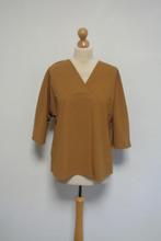 top Jane Lushka/travelstof, Kleding | Dames, Bruin, Verzenden, Maat 42/44 (L), Zo goed als nieuw