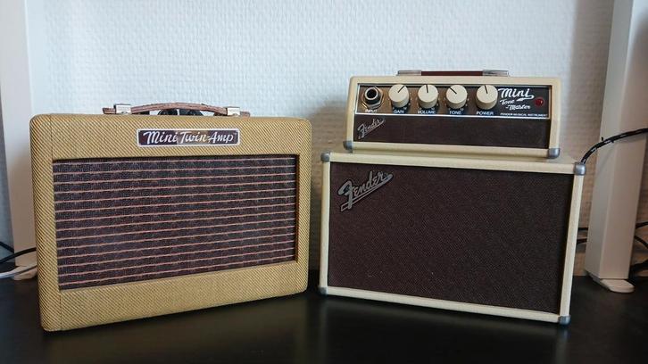 Fender Mini-Twin & Mini Tonemaster, Muziek en Instrumenten, Versterkers | Bas en Gitaar, Gebruikt, Minder dan 50 watt, Ophalen of Verzenden