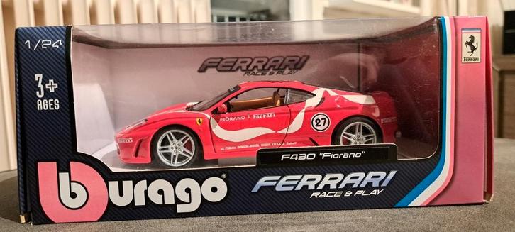 Ferrari F430 Fiorano 1:24, Hobby en Vrije tijd, Modelauto's | 1:24, Nieuw, Auto, Bburago, Ophalen