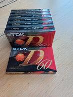 7 Cassettebandjes TDK D60, 2 t/m 25 bandjes, Overige genres, Ophalen of Verzenden, Nieuw in verpakking