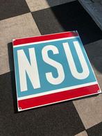 NSU Emaille Reclamebord, Ophalen of Verzenden