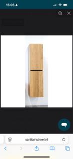 Saniclass Holz Base Hoge badkamer Kast - 2x eiken 160cm, Ophalen, (Half)hoge kast, Minder dan 50 cm, Nieuw