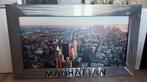 Schilderij met geborsteld stalen lijst - Manhattan, Ophalen, Zo goed als nieuw, 100 tot 125 cm, Minder dan 100 cm